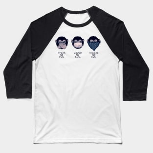 Social Distance Monkeys Baseball T-Shirt